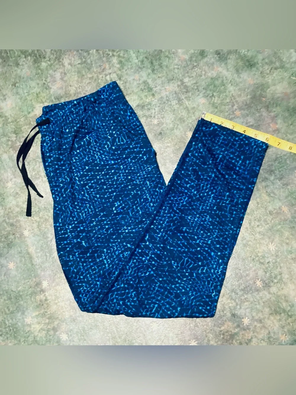 Lululemon Vintage Jet Pant Sz 6, Samba Snake Kayak Hero Blue Relaxed Fit Trouser